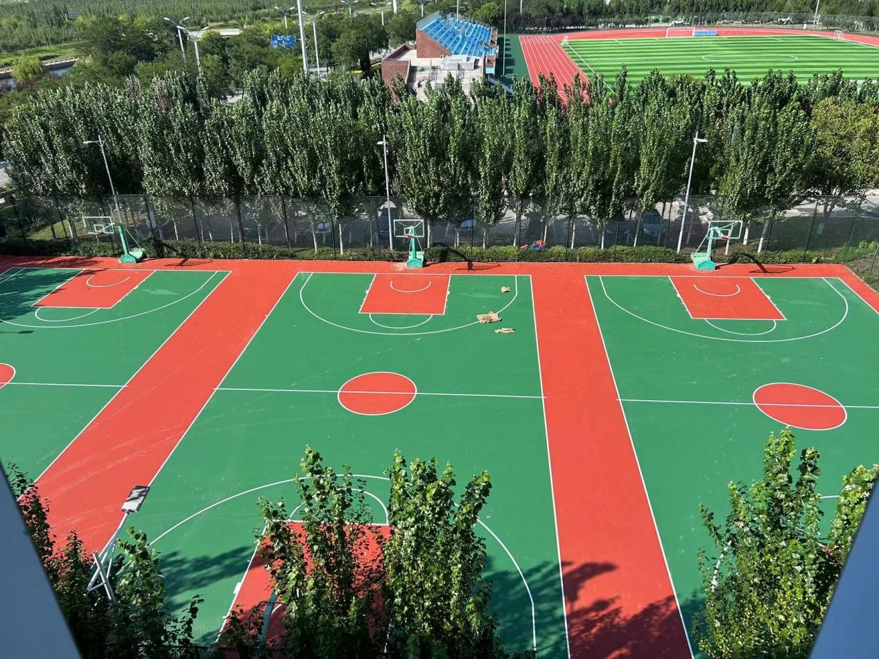 ng体育塑胶跑道厂家丨乔师傅体育新材为随州文帝学校建造高品质运动场地(图6)